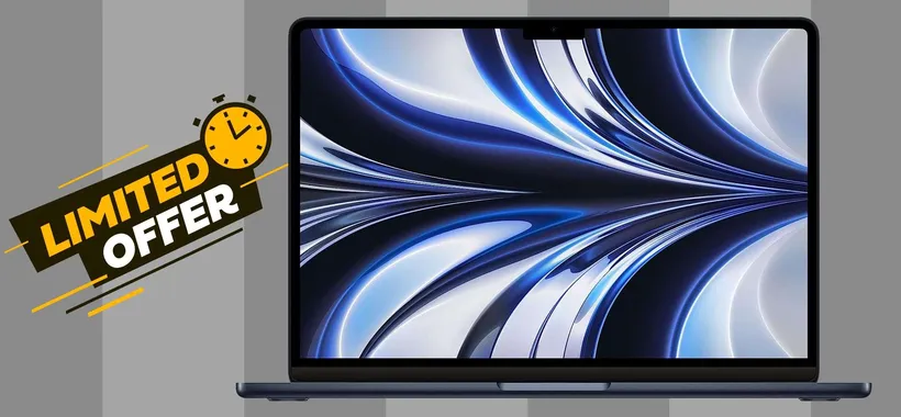 MacBook Air 2022 (chip M2): quasi 400€ di sconto, promo SHOCK a tempo