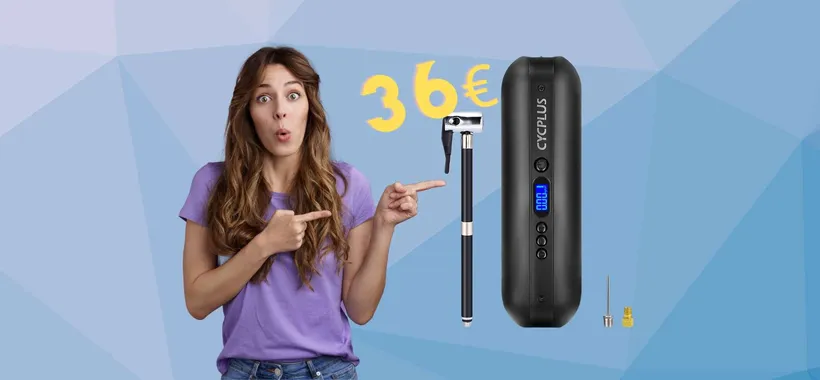 Mini compressore portatile che gonfia di tutto in OFFERTA a 36€