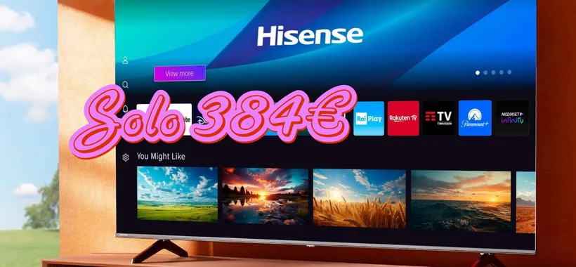 Splendida Smart TV Hisense 55" 4K a soli 384€ su eBay