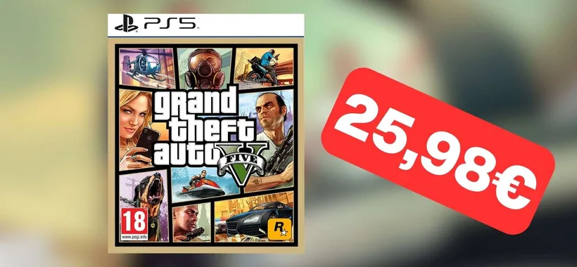 GTA 5 è in FORTE SCONTO su Amazon per Natale (-37%)