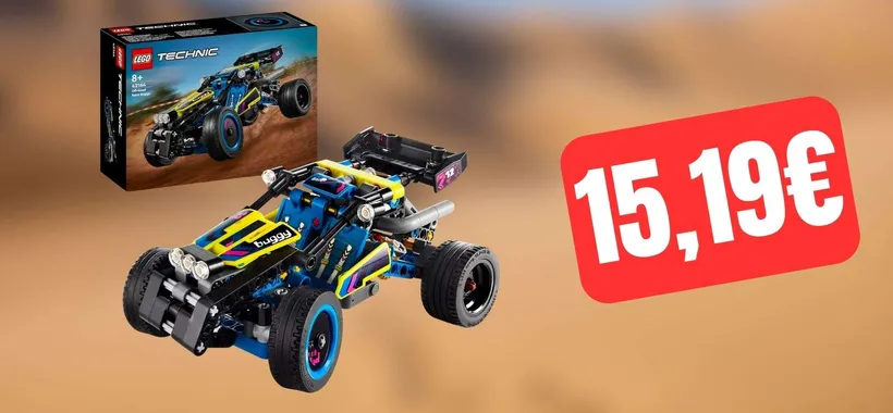 Il LEGO Buggy da corsa è in offerta: un REGALO perfetto