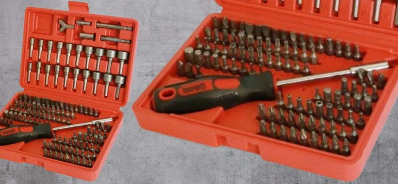 Gigantesco kit 122 in 1 a prezzo SHOCK: completissimo e con valigetta (18€)