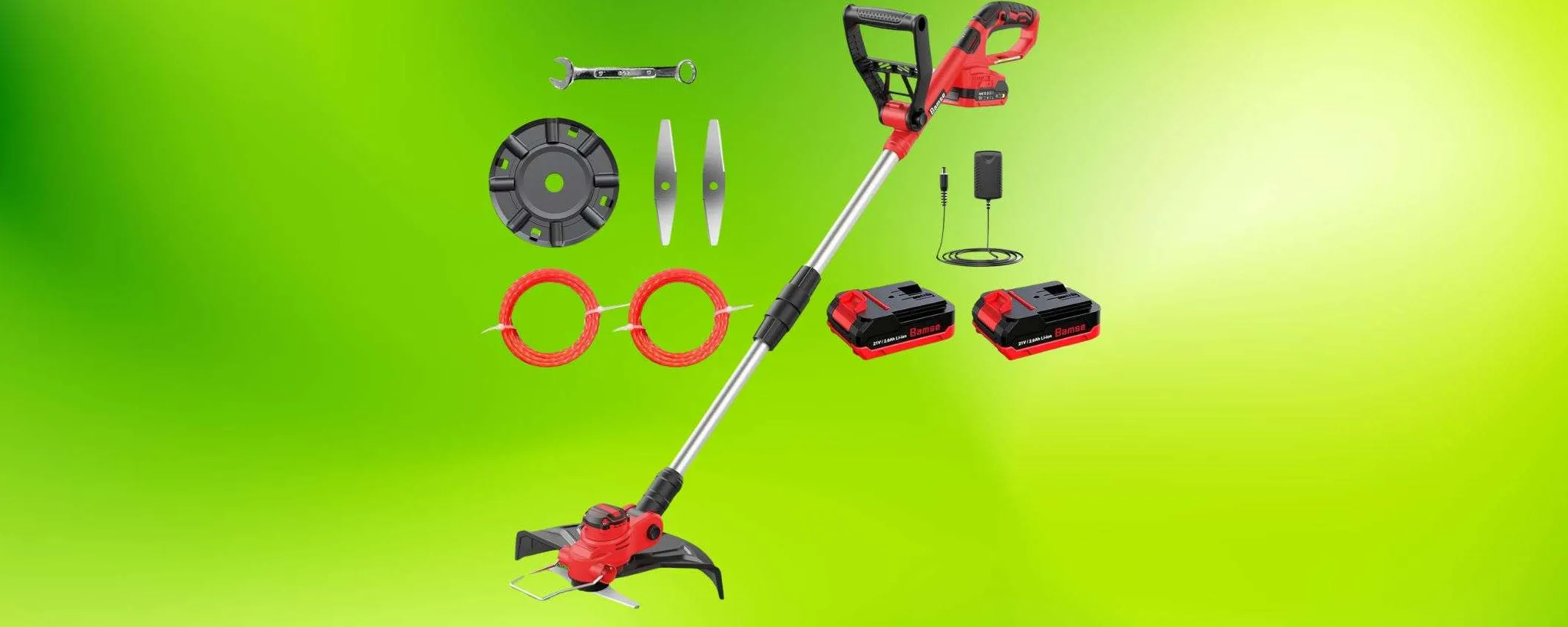 Giardino PERFETTO con questo Decespugliatore a batteria in DOPPIA OFFERTA