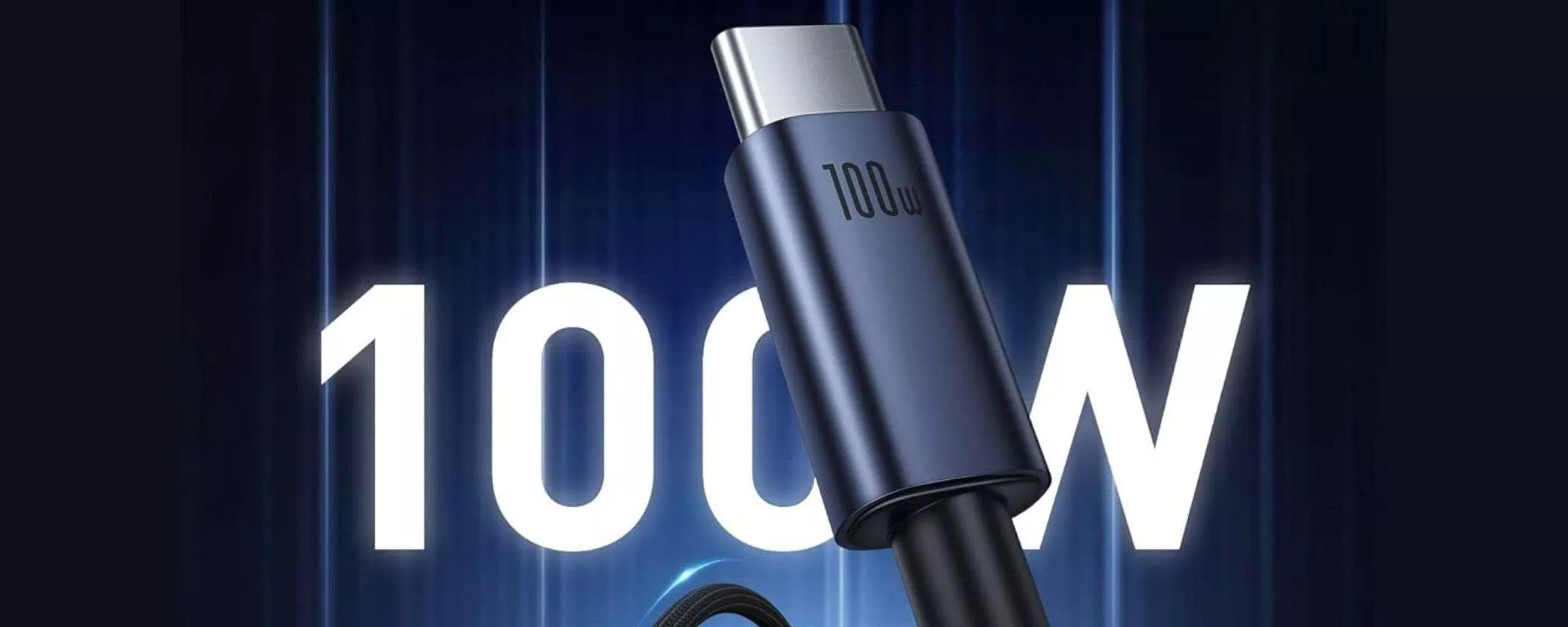 Cavo USB C 100W a 6€ su Amazon: ULTRA POTENTE, mini prezzo