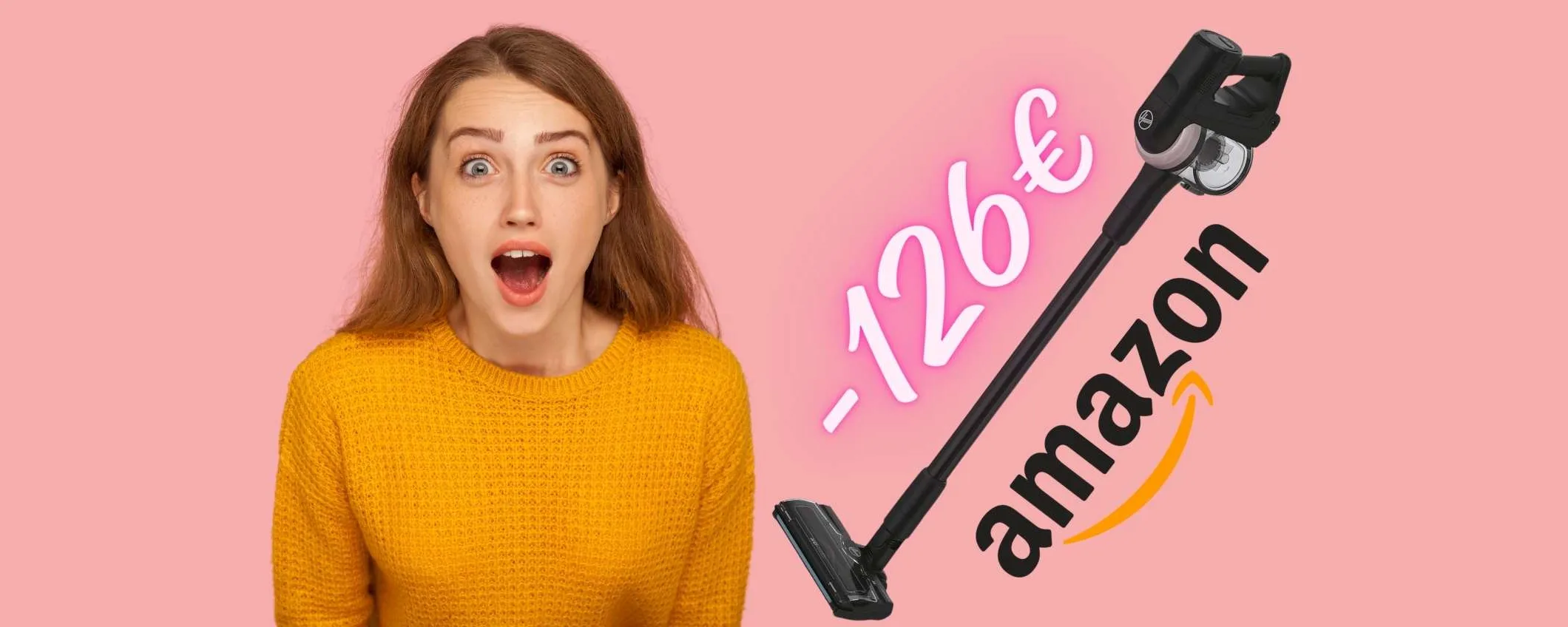 HOOVER: aspirapolvere senza fili in edizione speciale a 126€ in MENO