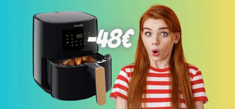 Philips: friggitrice ad aria 13 in 1 da 4L in SCONTO di 48€ su Amazon
