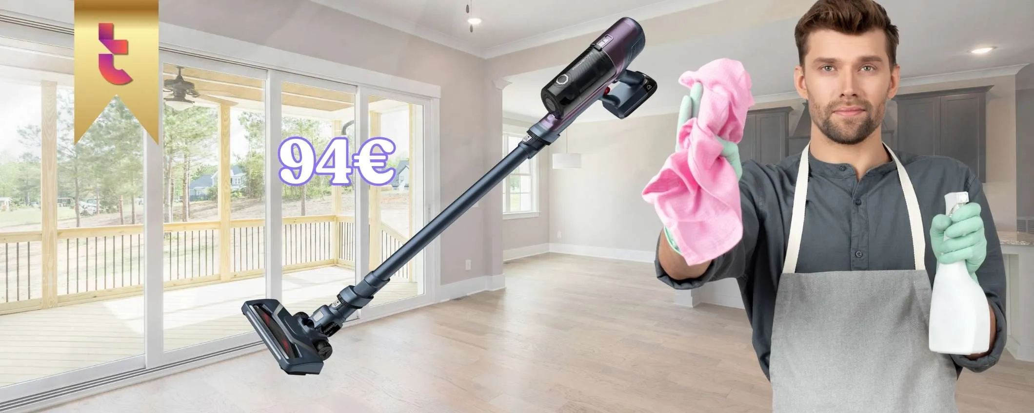 Rowenta X-PERT 6.60 Essential a 94€ è l'acquisto del secondo, solo Amazon