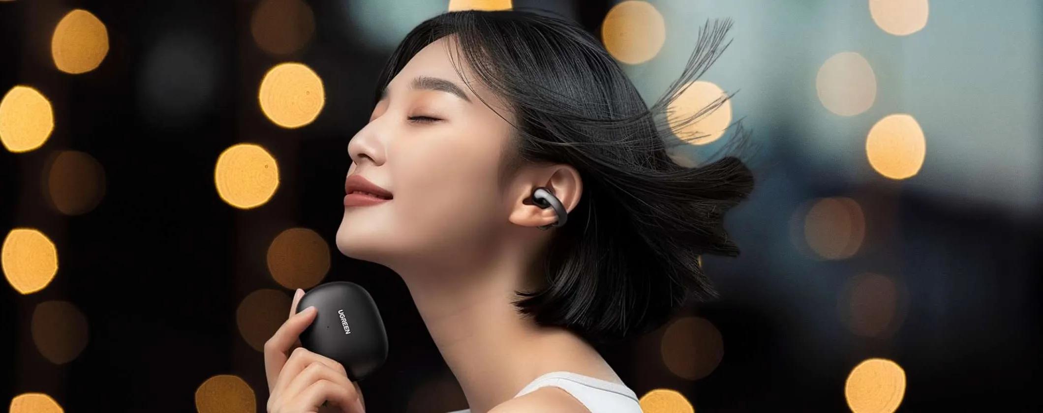 Innovativi auricolari wireless con clip aperta e cancellazione del rumore a soli 19€