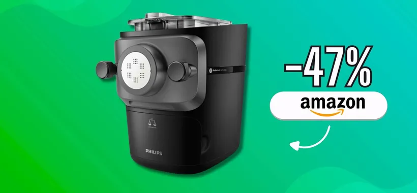 Philips Serie 7000 per non rinunciare MAI alla pasta fatta in casa (-47%)