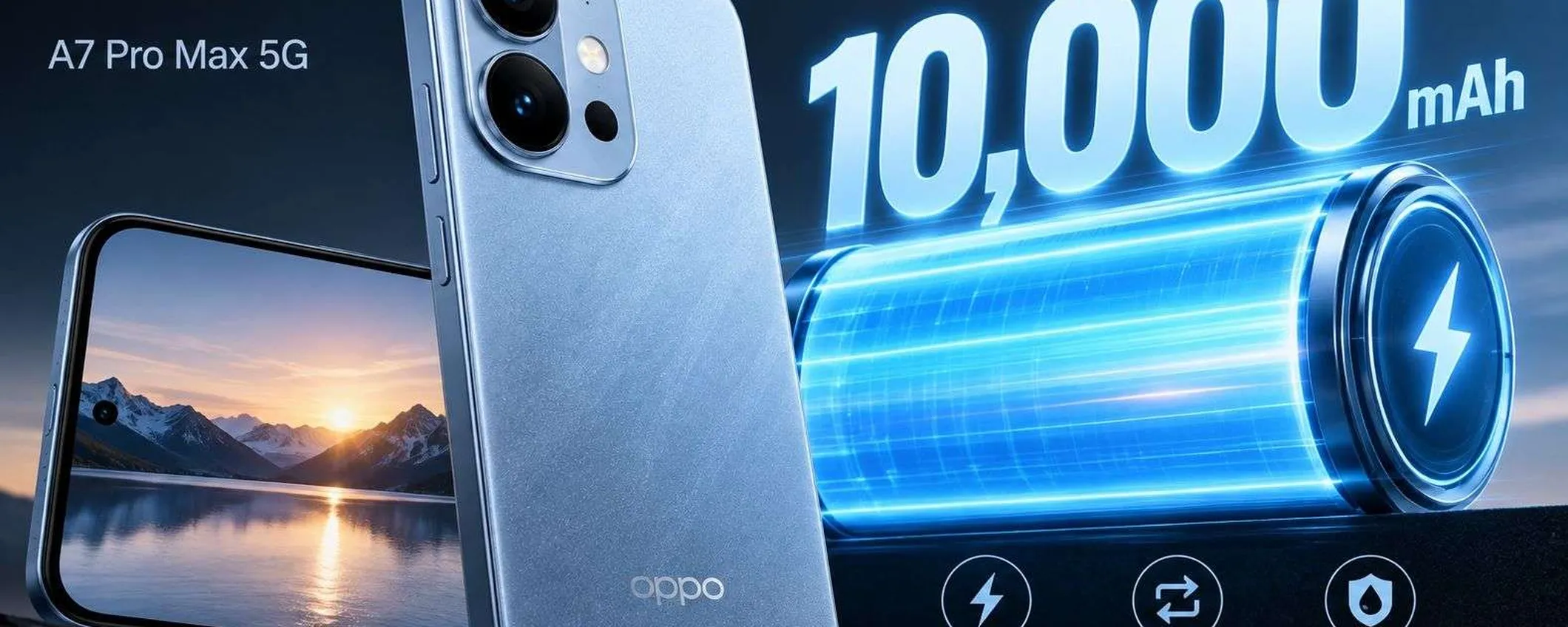Oppo porta in Europa lo smartphone con batteria da 10.000 mAh