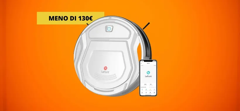 Mini Robot aspirapolvere scende sotto i 130€: ecco come averlo ad un prezzo ridicolmente basso