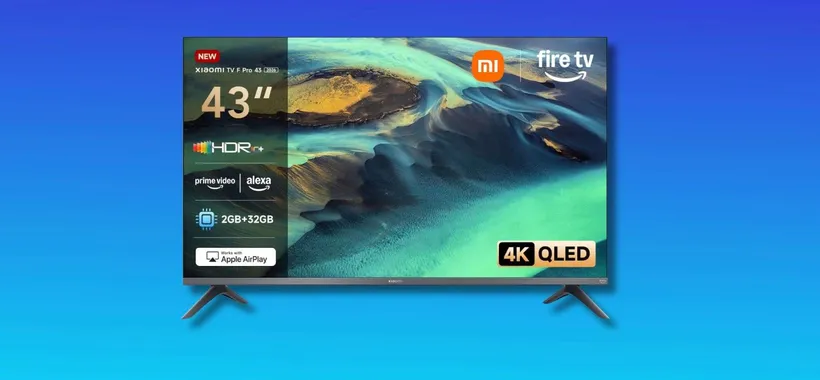 Xiaomi TV F Pro 43 a 299€: smart QLED 4K con Fire OS e HDR10+ in sconto del 21%