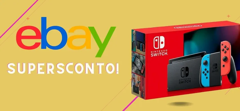 Nintendo Switch: con questo coupon su eBay la paghi solo 211€!