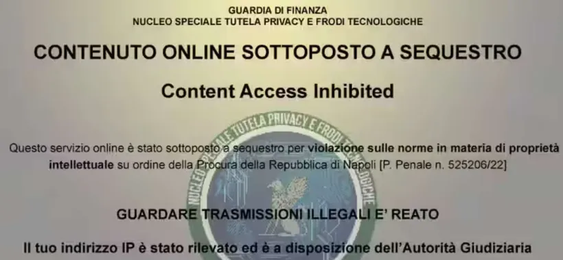 IPTV e Pezzotto: bloccata community italiana e migliaia di utenti nei guai