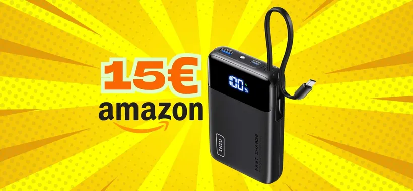 Power Bank potente da 45W per ricaricare di tutto oggi tuo a soli 15€