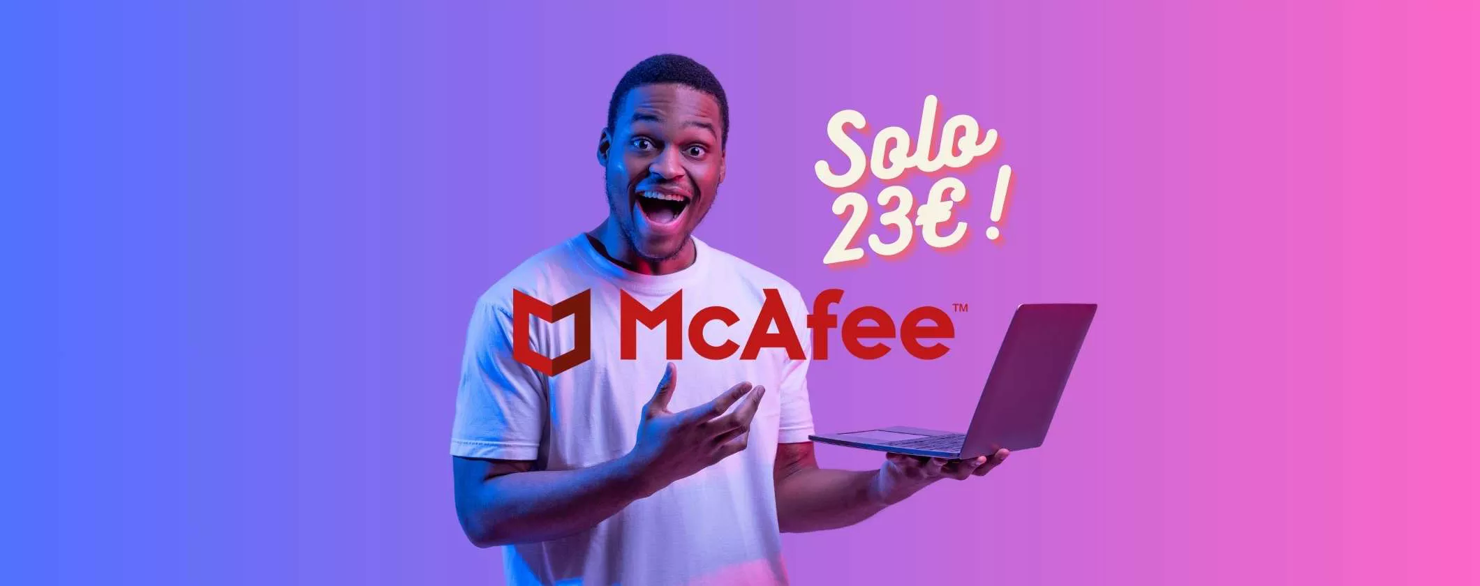 McAfee Total Protection 2024: 1 anno + 10 dispositivi a 23€
