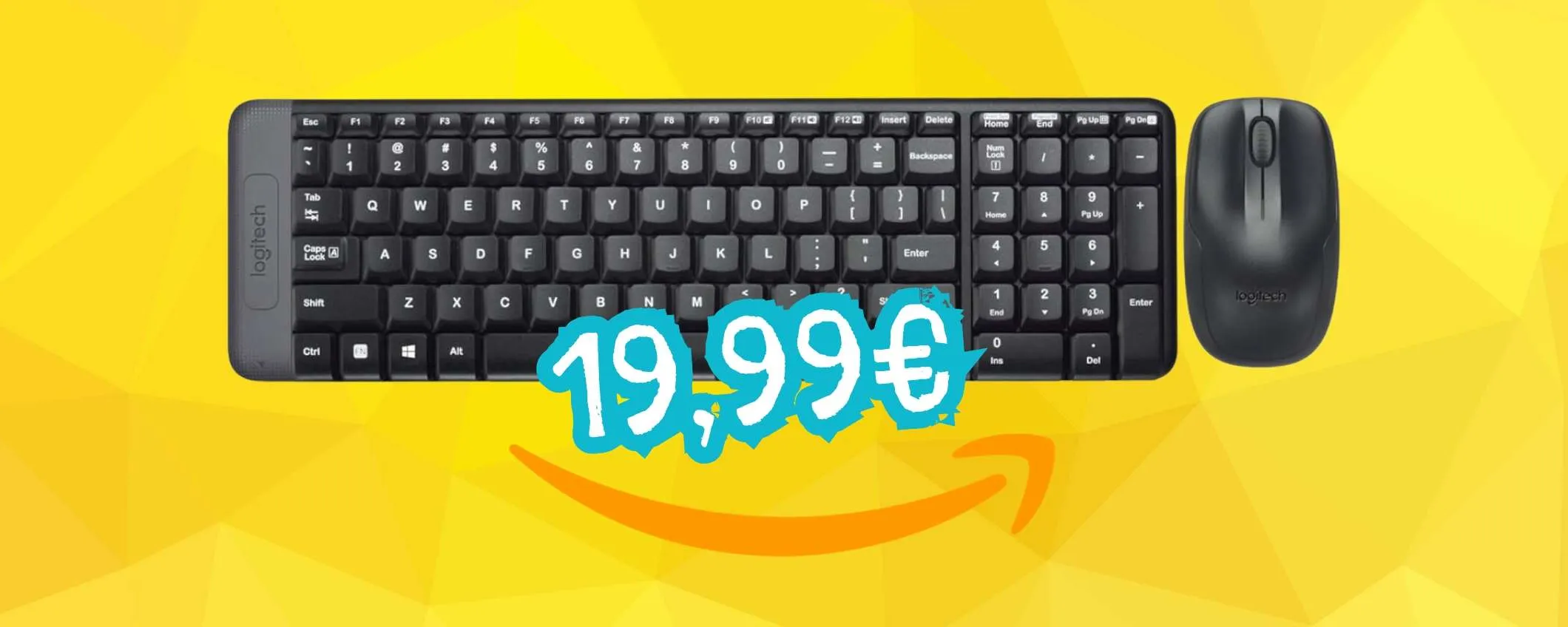 Appena 19,99€ e puoi avere tastiera e mouse wireless Logitech (scopri come)