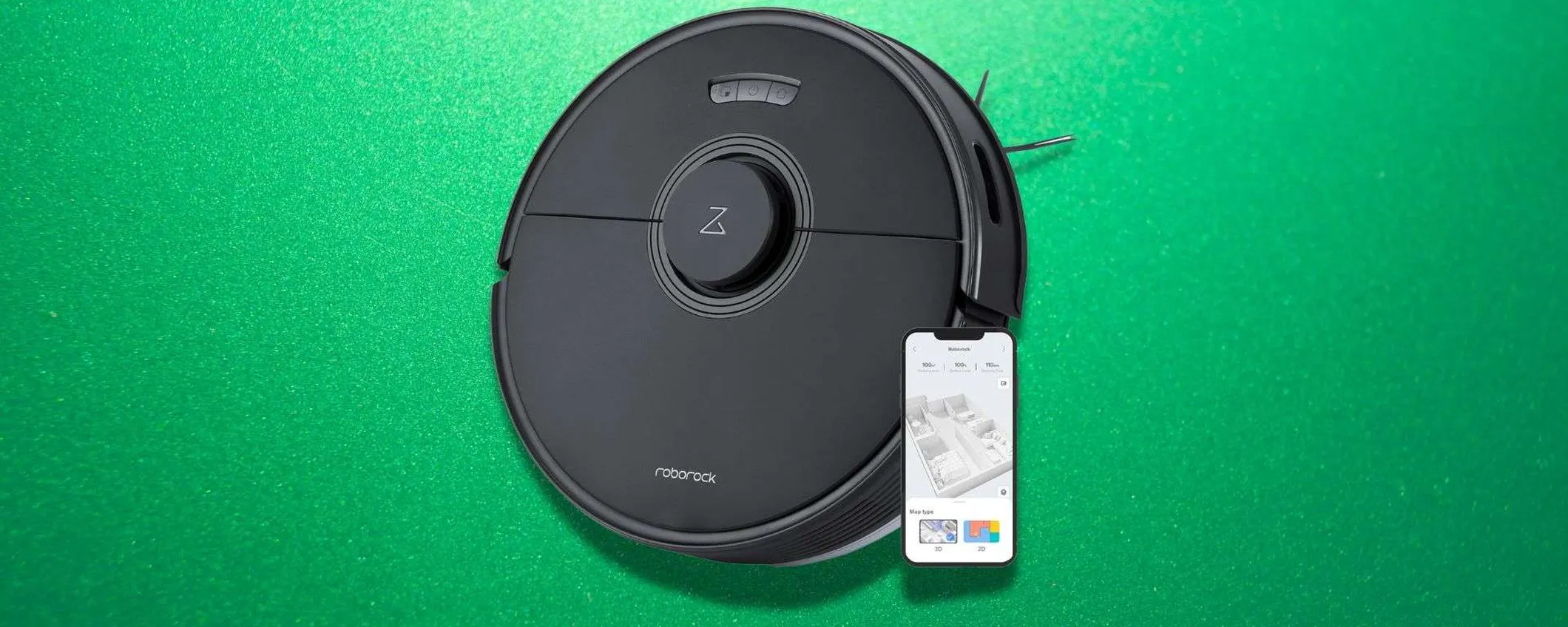 Roborock Q7 Max in offerta su Amazon: risparmia 100€ e pulisci la casa senza fatica
