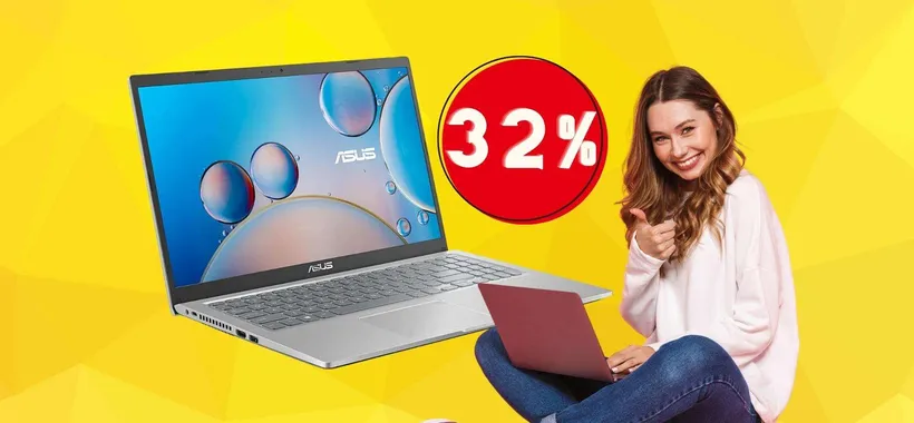 Asus lancia la BOMBA: notebook con i5 e 8GB di RAM in SCONTO di 230€