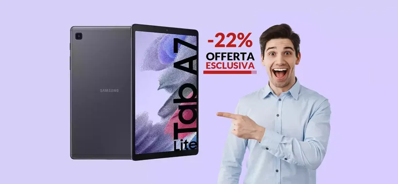 Samsung Galaxy Tab A7 Lite è un AFFARE a poco più di 150€