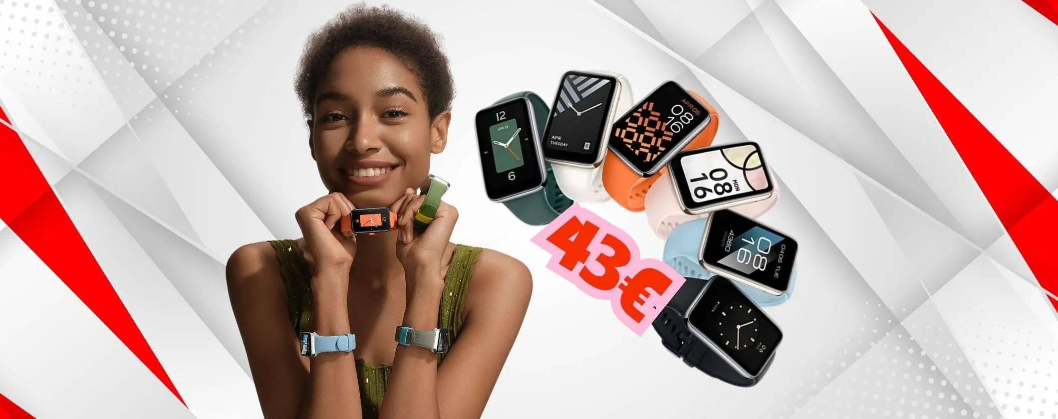 Xiaomi Smart Band 7 Pro passa da 99€ a 43€ solo su Amazon