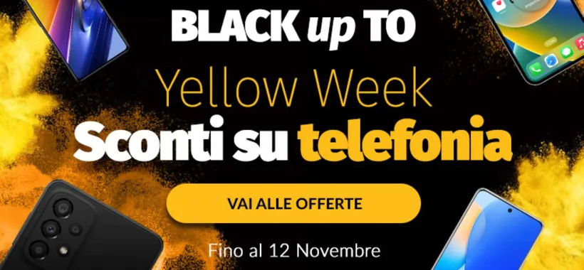 Su ePRICE la Yellow Week profuma di Black Friday: super offerte su smartphone e auricolari