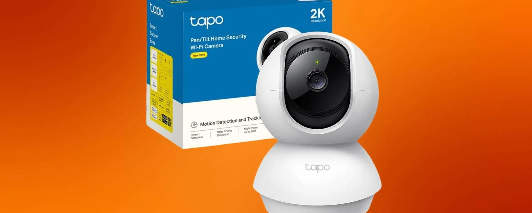 Tapo C210: la telecamera Wi-Fi 2K in offerta su Amazon a 22,99€