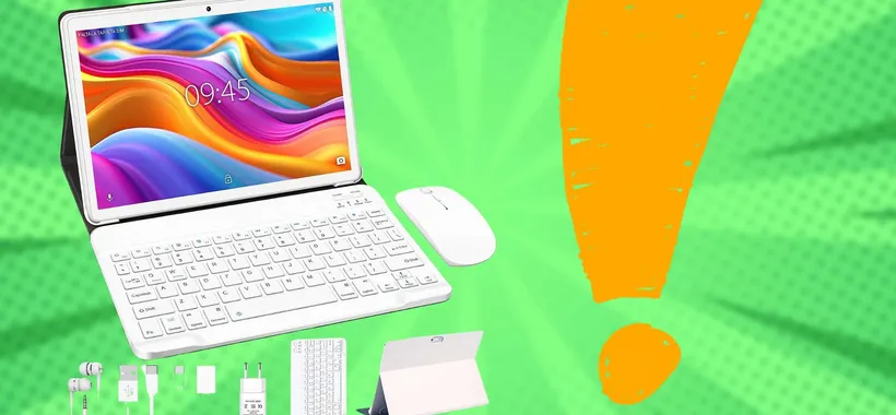 Tablet 10" con tastiera, mouse e cover: un PC portatile a prezzo BOMBA (66€)