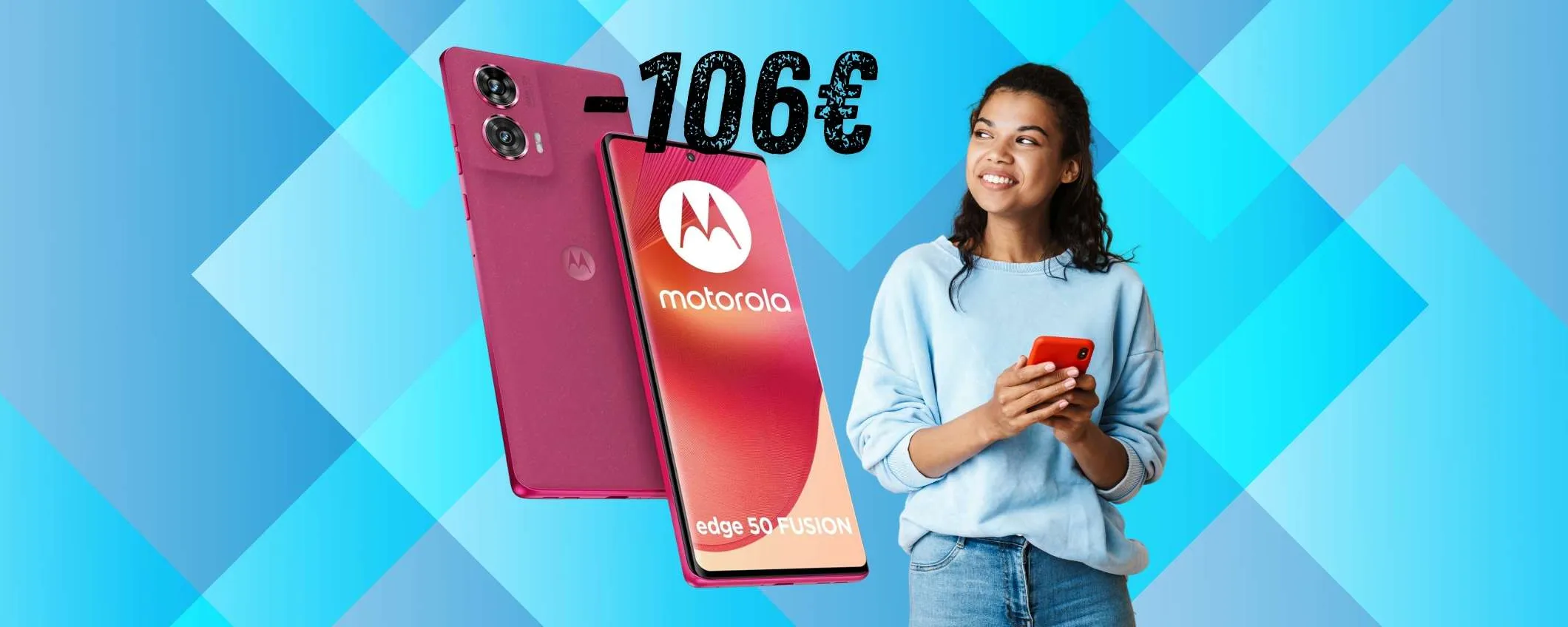 Motorola edge 50 fusion in OFFERTA a 106€ in MENO è un best buy assoluto