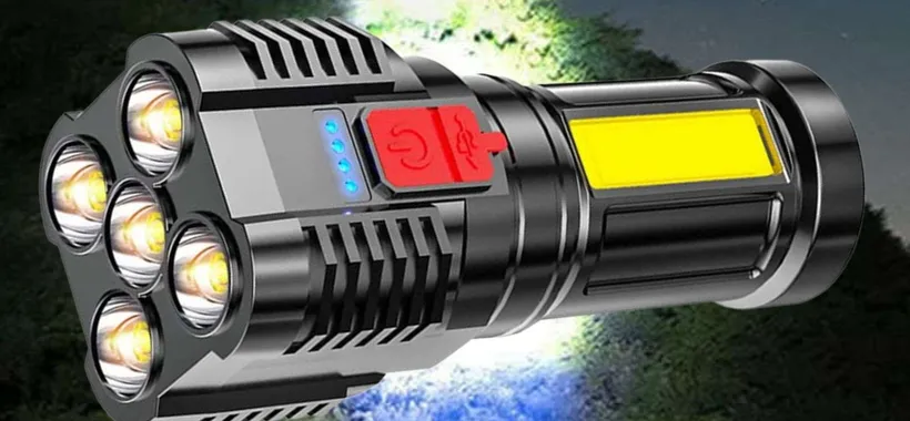 Questa torcia ricaricabile è un MOSTRO di luminosità: prendila a 9,99€