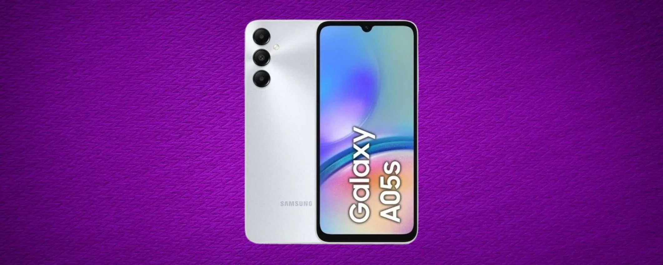 Samsung Galaxy A05s: con il codice sconto lo paghi solo 111€