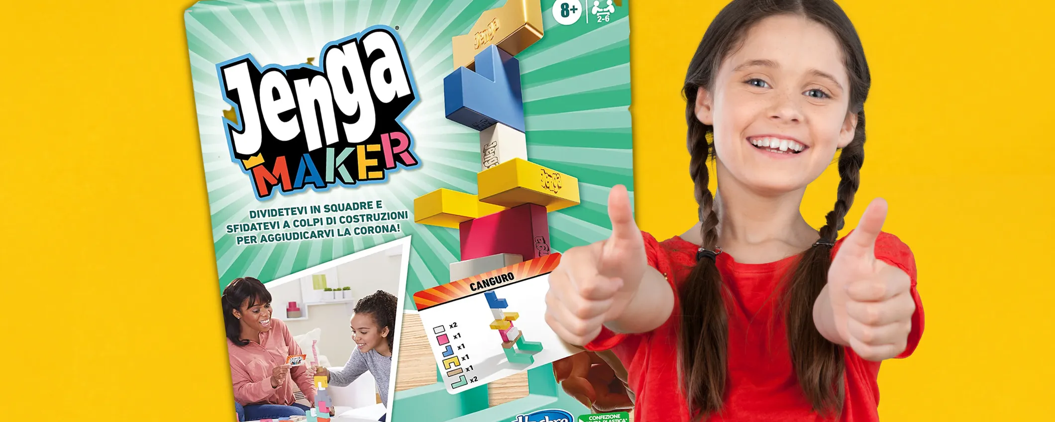 Jenga Maker Hasbro, divertimento assicurato: SUPER offerta su Amazon