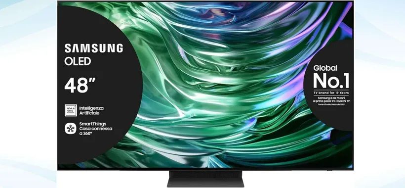 OLED, AI e Dolby Atmos: questa TV Samsung da 48'' è uno spettacolo in OFFERTA SHOCK
