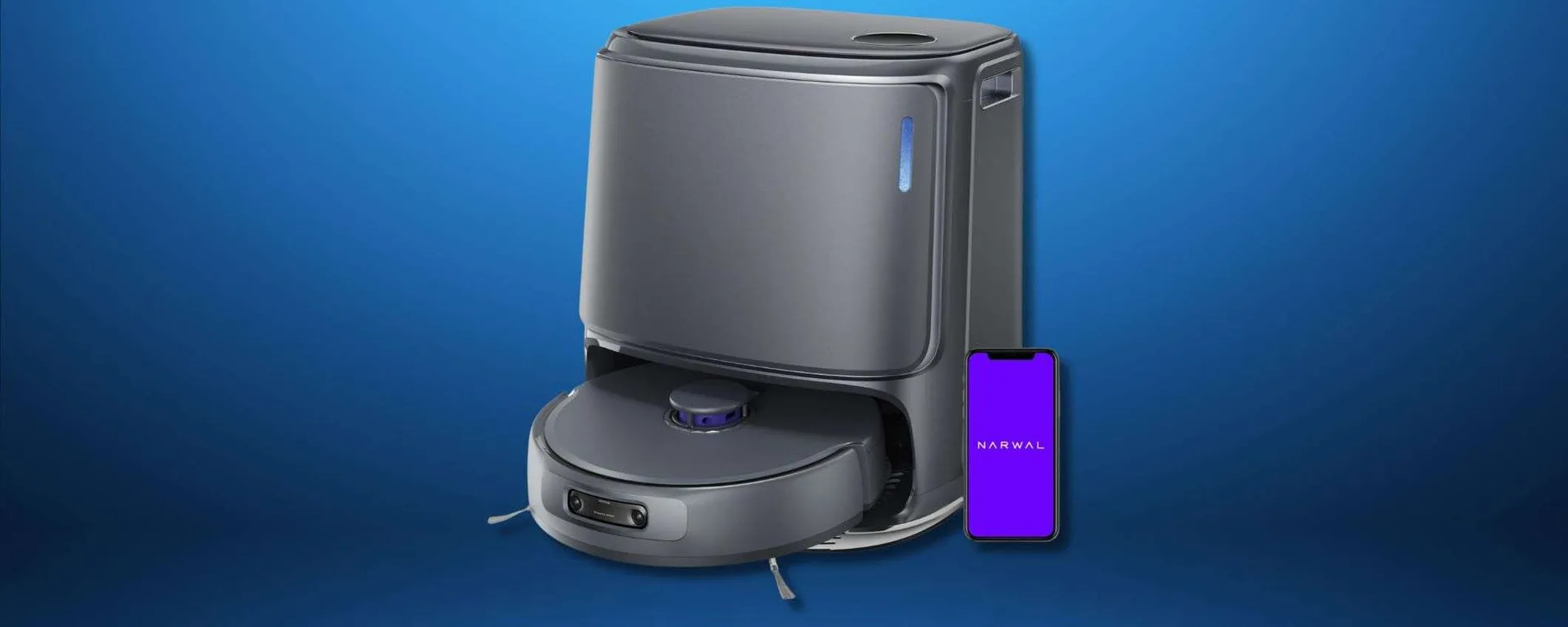 NARWAL Freo Z Ultra a 699,99€ con sconto totale del 46%: il robot AI che pulisce a fondo in autonomia