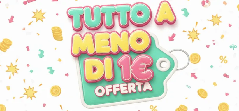 Tutto a meno di 1€ su Amazon: solo grande shopping a PREZZO PAZZO
