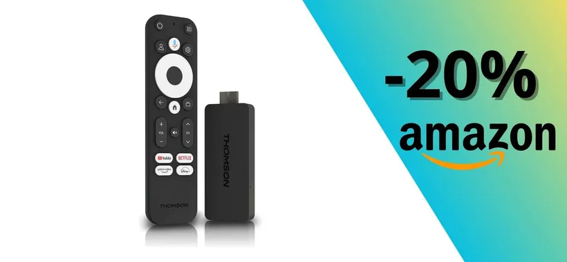 Thomson Streaming Stick 140: Intrattenimento Smart con il 20% di sconto