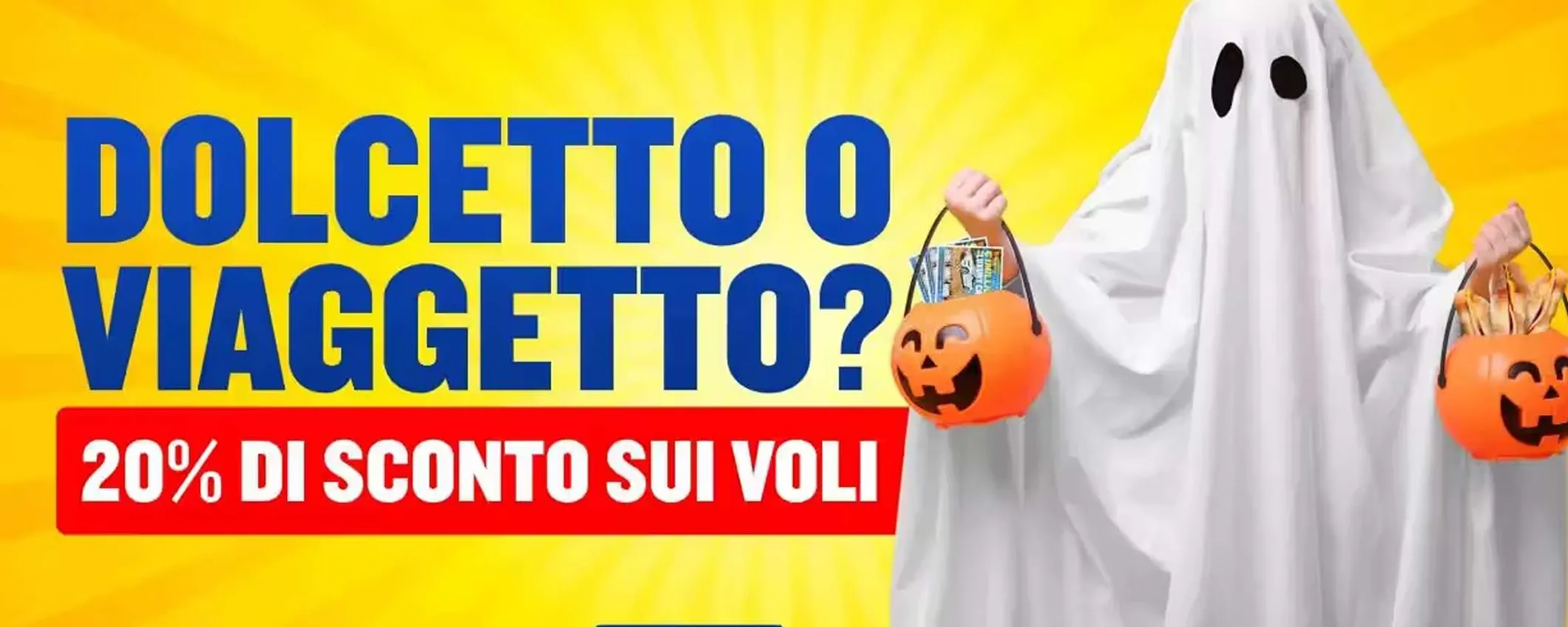 Dolcetto o... viaggetto? Sconto del 20% sui voli Ryanair per Halloween