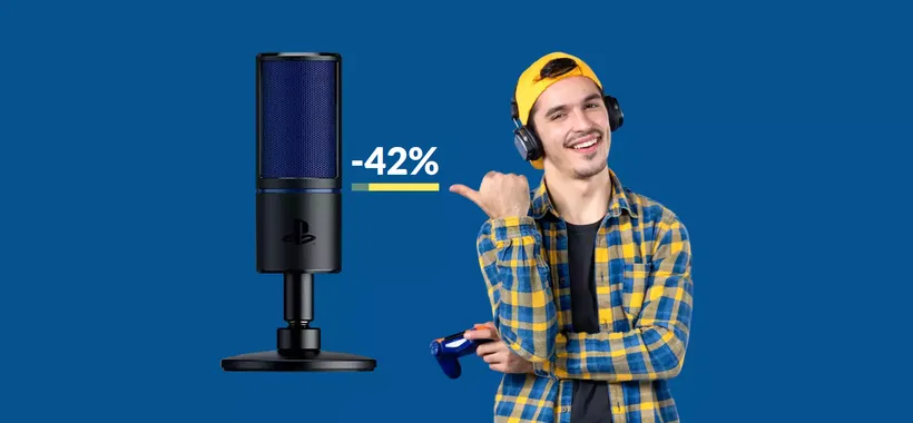 Microfono Razer per PS5, PS4 e PC: il prezzo precipita a soli 64€
