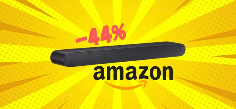Soundbar Samsung: OFFERTA BOMBA di Amazon, ora al 44%