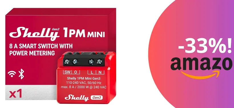 Il relè intelligente per una casa smart ed efficiente: tuo a 15,29€