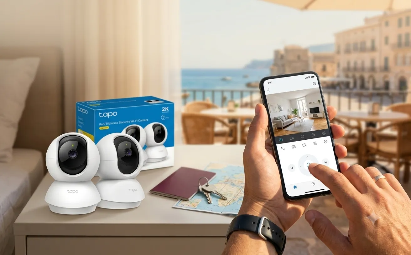 Parti per le vacanze? Con queste due telecamere Tapo controlli casa anche da lontano