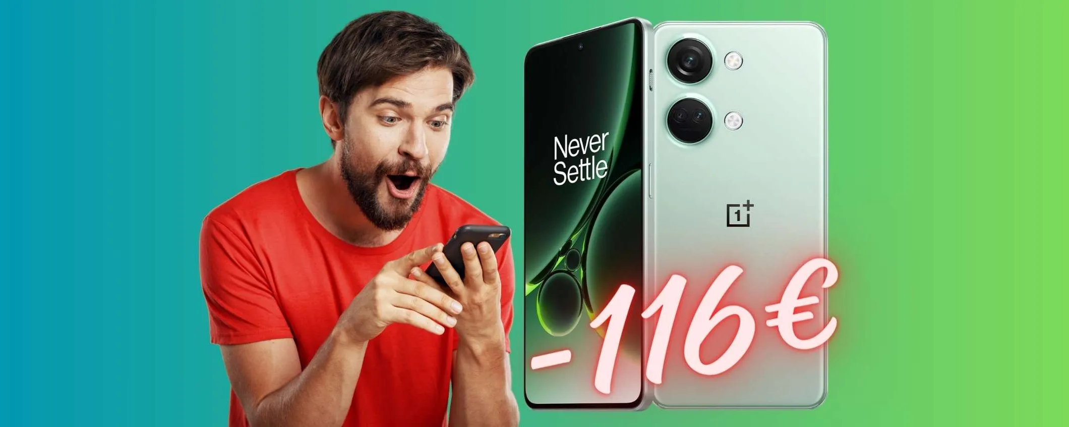 OnePlus Nord 3 5G (8/128GB) in SUPER SCONTO eBay di 116€
