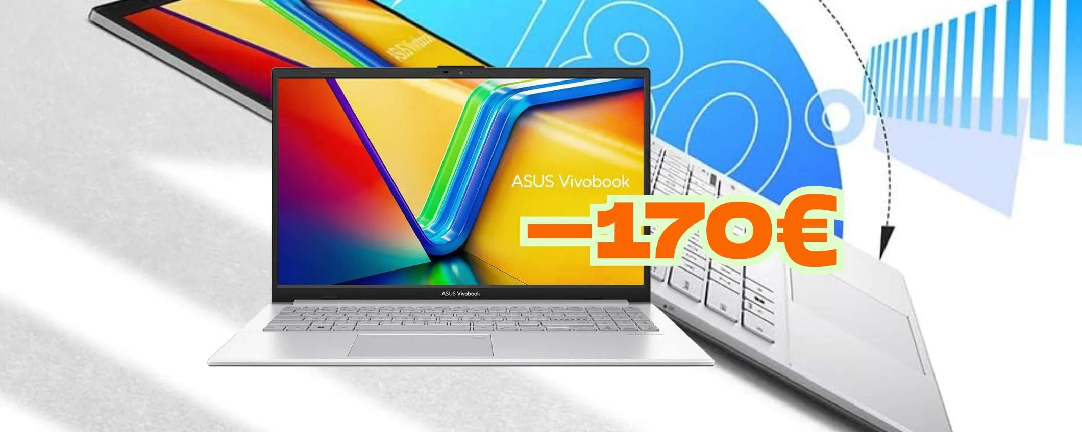 Portatile ASUS Vivobook Go 15 con Ryzen 5 a un prezzo strepitoso (-170€)