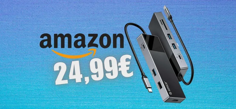 Docking Station 9 in 1 a METÀ PREZZO solo su Amazon (24,99€)