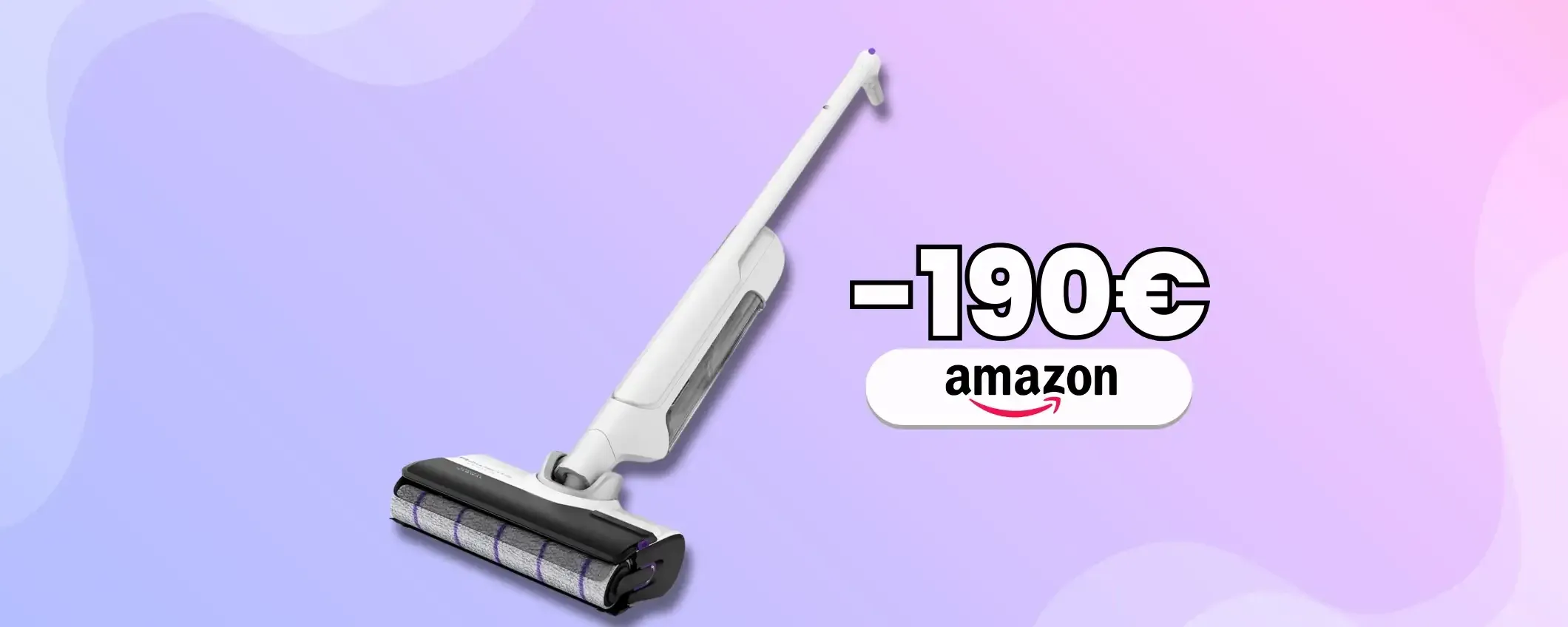 Rowenta X-Clean 10, sistema smart per pavimenti lavati e aspirati (-190€)