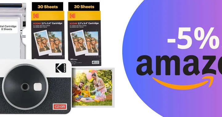 Stampa le tue foto in 10 secondi: la Kodak più amata è SVENDUTA a tempo limitato!