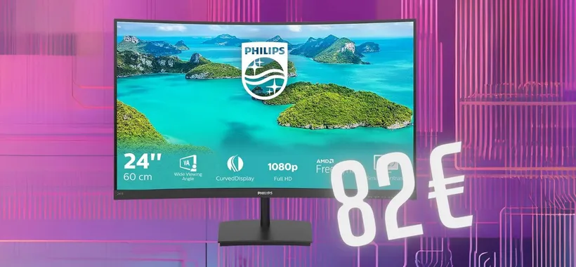 Monitor da gaming curvo by Philips da 24" tuo su Amazon a soli 82€