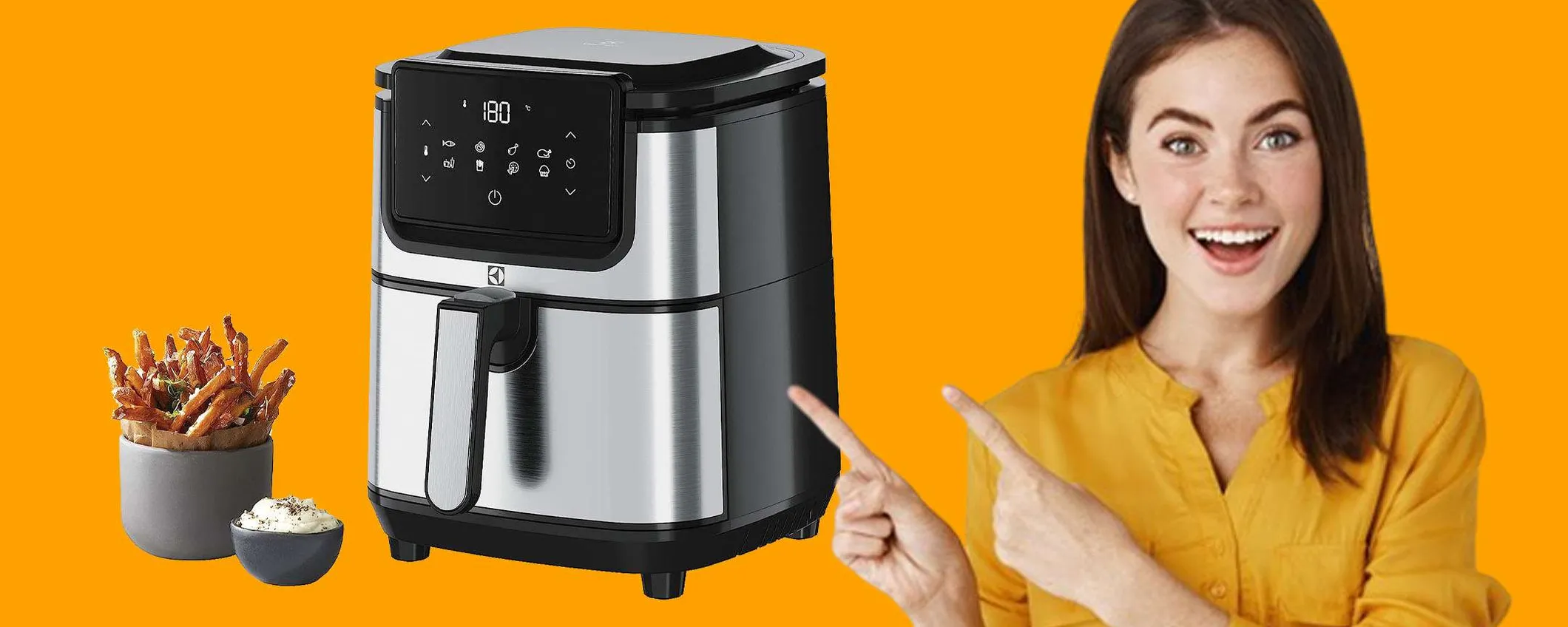 Friggitrice ad aria, prezzo in picchiata: su Amazon a meno di 80€