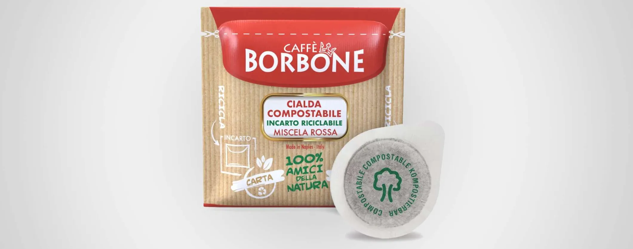 Caffè Borbone miscela rossa: 300 cialde ESE a prezzo stracciato