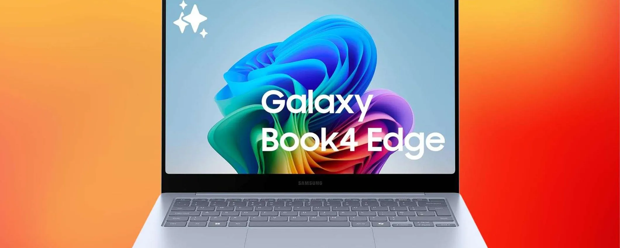 Samsung Galaxy Book4 Edge, prezzo in picchiata: tuo con il 35% di sconto